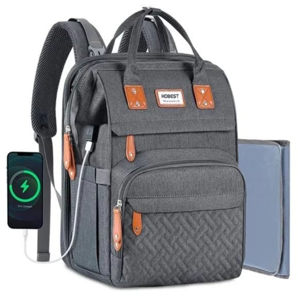 Boutique Other - New Diaper Bag Backpack, Large Diaper Bag with Changing Pad and USB Charging